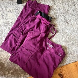 Women's Scrub Set in Plum